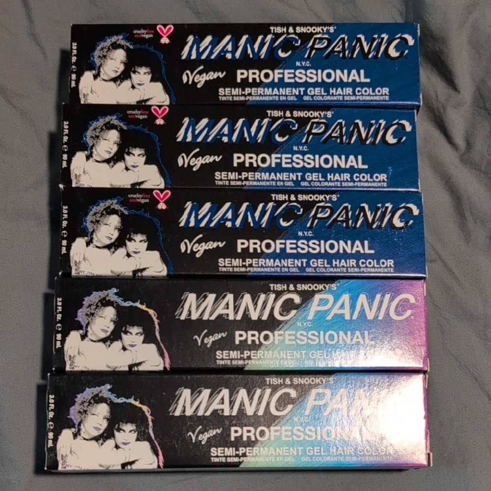 Manic Panic Semi Permanent Hair Color Celestine Blue And Pastel-izer